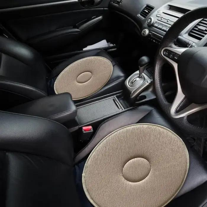 Coussin Rotatif Confortable Pour Siège De Voiture Tapis Ergonomique Pour Personnes Agées Déplacements Travaux Visites Occasions Spéciales