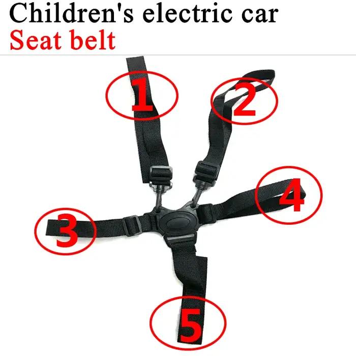 Sécurité pour enfants ceinture de voiture électrique à cinq points jouets électriques bébés accessoire de sécurité siège de voiture occasions spéciales