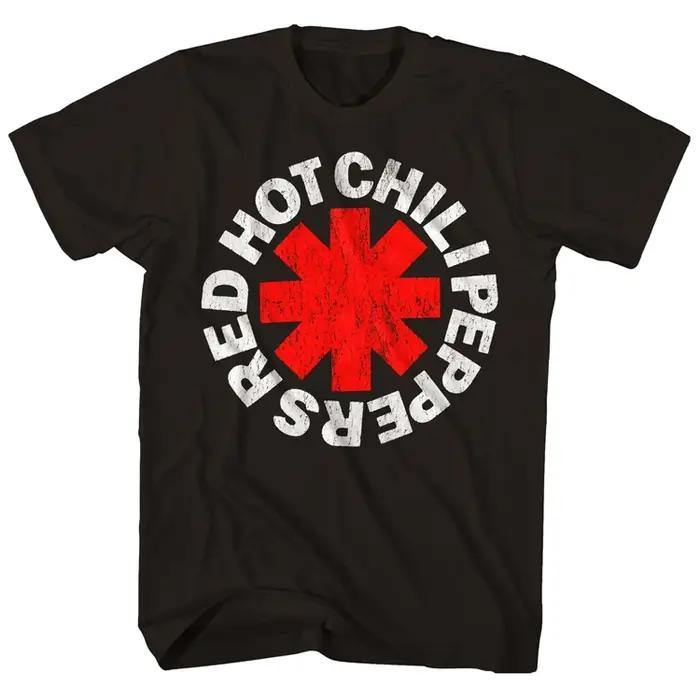 Rouge chaud Chili Peppers Rock T-Shirt à manches courtes hommes femmes Punk coton été T hommes vêtem