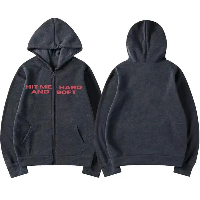 Hit Me dur et doux 2025 Tour sweat à capuche avec fermeture éclair Fans cadeau hommes femmes vêtemen