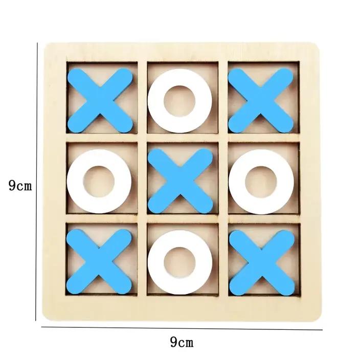 Jeu d'Échecs Montessori en Bois pour Enfant, Mini Puzzle d'Interaction, Entraînement du Cerveau, App