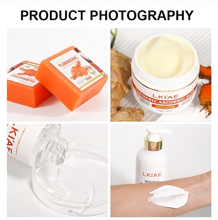 AILKE gamme de soins pour la peau éclaircissante et élimination de l'acné, avec double glutathion, v
