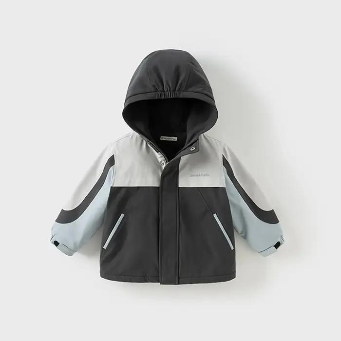 Dave Bella garçons filles printemps automne veste manteau pour enfants imperméable à capuche extérie