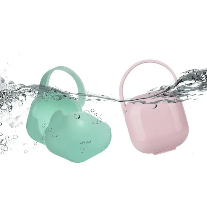 Boîte à sucettes en plastique PP pour bébé, petite boîte de rangement pour sucettes et aliments, pro