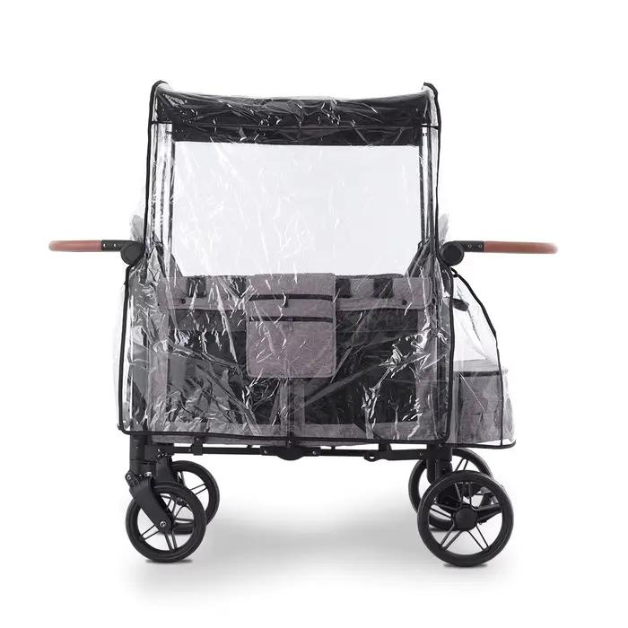 Juste de Pluie pour Poussette W4, Façade Légère Originale, Compatible avec WONDERFOLD W4, Protection
