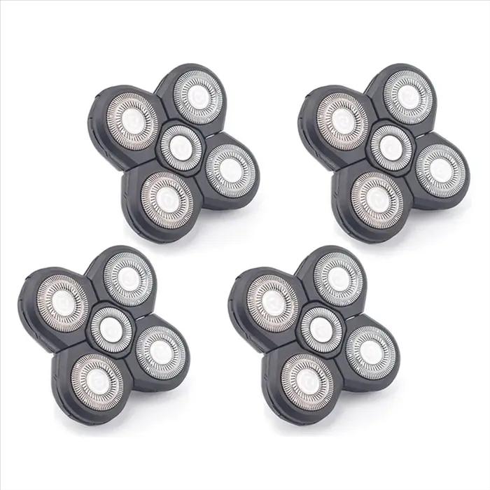 Nouveau 4 pièces tête de rasoir de remplacement rasoir électrique 5 coupe tête flottante étanche lam