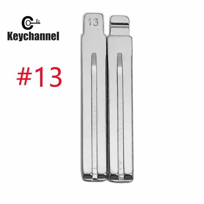35 pièces clé de voiture vierge HU66 SIP22 Toy43 KD clé lame HU83 Xhorse clé rabattable pour KEYDIY