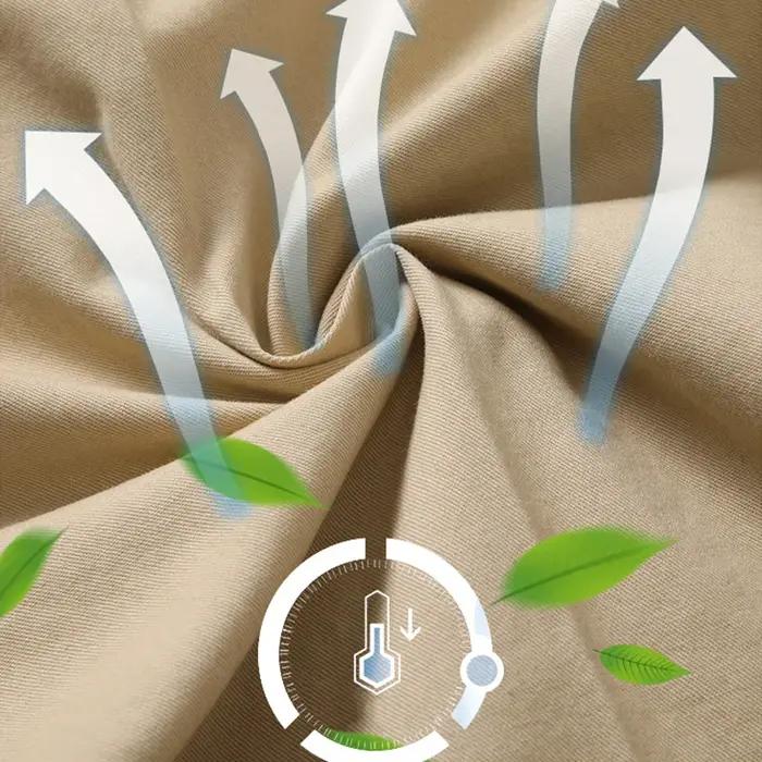 Nouveau pantalon décontracté d'été 2026 pour homme, coupe droite, poches triangulaires, fin et respi