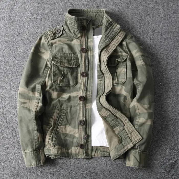 Veste de Camouflage pour hommes, vêtements de sport, coupe-vent épais, manteau de Camouflage militai