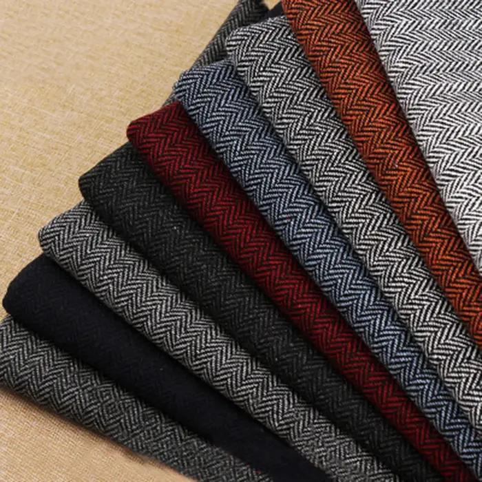 Costume d'hiver en Tweed de laine grise pour hommes, coupe cintrée, smoking formel pour marié, 3 piè