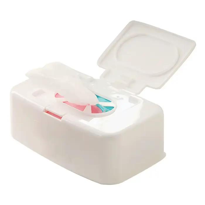 Boîte à mouchoirs humides, distributeur de lingettes portables, boîte de rangement de serviettes, co