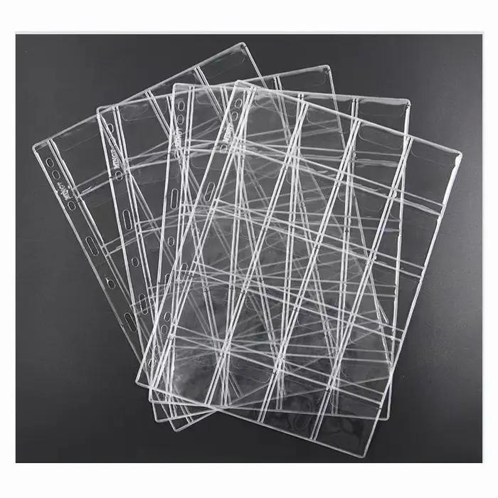 12/20/30/42 grilles Album de pièces de monnaie Pages PVC poche sans acide porte-monnaie timbre Colle