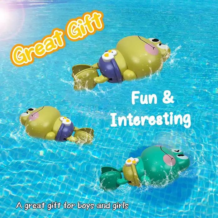 Jouets de bain de grenouille de natation à remonter pour les tout-petits, jouet d'eau Montessori ABS